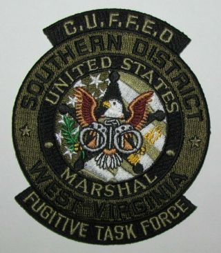 Usms Marshals Service Sd Wv West Virginia Fugitive Task Force Police Patch