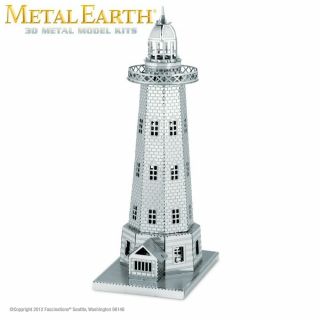 Fascinations Metal Earth Lighthouse 3d Model Kit Puzzle Light House Mms040