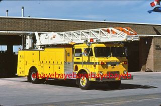 Fire Apparatus Slide,  Ladder 1,  Lethbridge / Ab,  1978 Scot / Pierreville