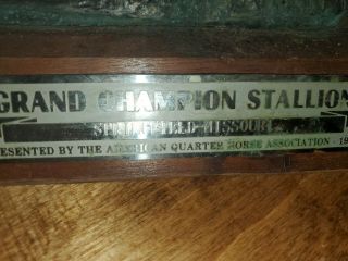 (2) 1979 AMERICAN QUARTER HORSE ASSN.  TROPHY - GRAND CHAMPION STALLION - 2