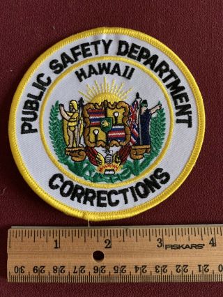 State Of Hawaii Corrections Public Safety Department Patch