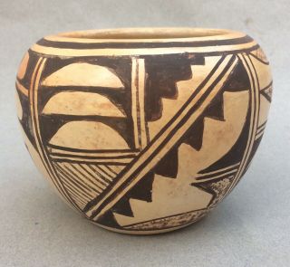 Old Hopi Pueblo Pottery Bowl First Mesa Lucy Nahee