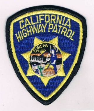 California Highway Patrol Eureka Patch Vintage From 70 