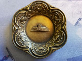 Vintage 1833 A Century Of Progress Chicago 1933 Metal Plate / Tray