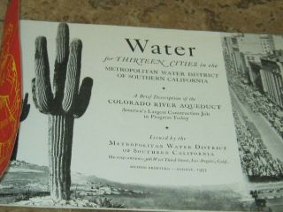 Water For Thirteen Cities.  California Pacific International Exposition 1935