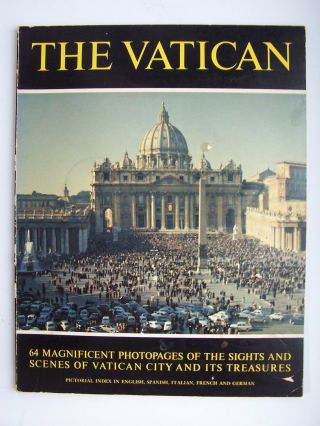 Official Guide Book Vatican Pavilion York World 