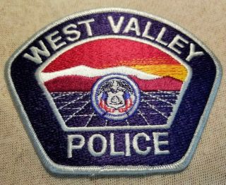 Ut West Valley Utah Police Patch