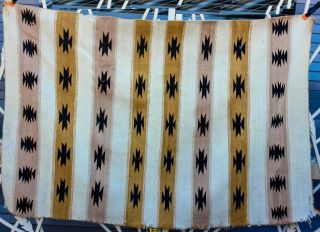 Early Chinle Navajo Weaving Indian Rug Blanket 49 " X 75 " Large
