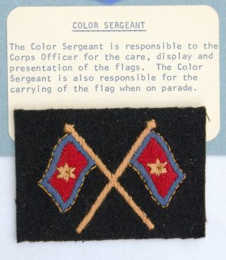 Salvation Army Color Sergeant Patch