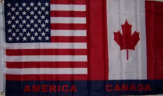 3ftx5ft Usa Canada U.  S.  American Canadian Flag Better Quality Usa Seller
