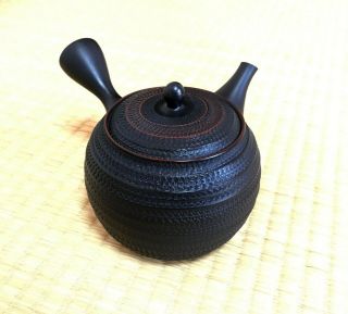 Tokoname Ware Japanese Tea Pot Kyusu Ceramic Strainer Sendan Gyokko 470ml