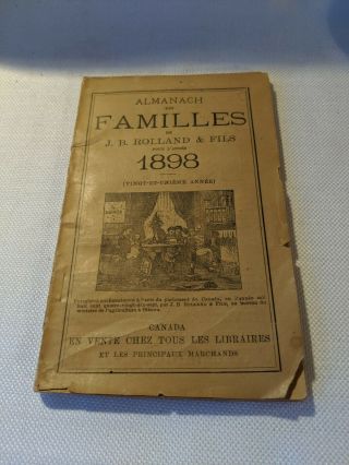 Almanach Des Familles De J.  B.  Rolland & Fils Pour L 