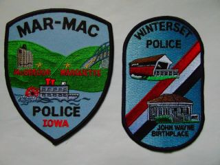Iowa Police Patch 2 Patches