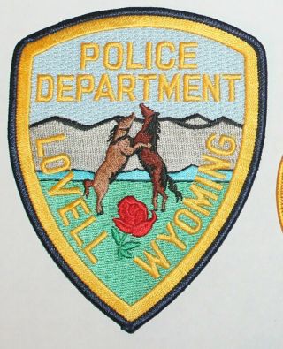 Lovell Police Dept Wyoming Rose Wy Pd Patch