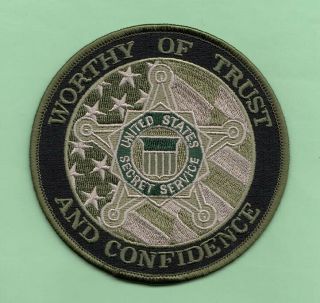 B31 3 Rare Usss Fed Police Patch Secret Service Executive Agent Worthy Trust