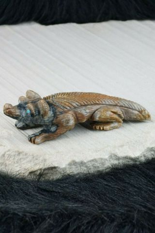 Badger Zuni Fetish Carving - Tony Mackel