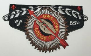 Oa Lodge 7 Owasippe Flap 85th Anniversary Mh6