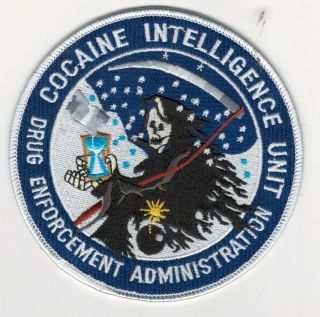 Dea Cocaine Intelligence Unit Patch - Usa