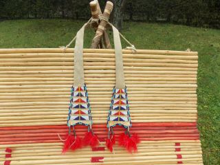 Plains Style Beaded Tipi (tee - Pee) Bed Decoration - Beadwork/quillwork