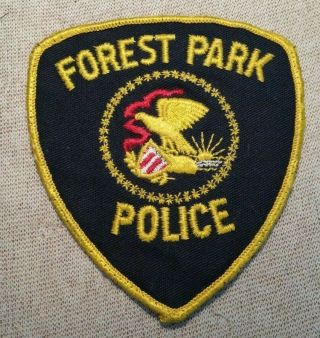 Il Forest Park Illinois Police Patch