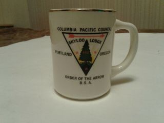 Columbia Pacific Council Skyloo Lodge Order Of The Arrow B.  S.  A.  Mug Boy Scouts