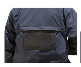 5.  11 Tactical Jacket Blank Back Panel For Raid Jacket 5 In 1 / 3 In 1 - Blk