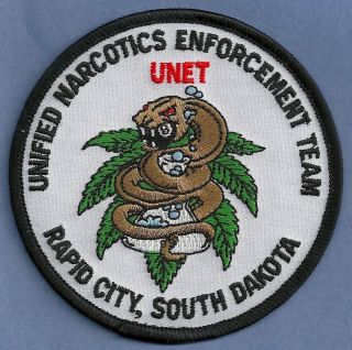 Dea Rapid City South Dakota Unified Narcotics Enforcement Team Shoulder Patch