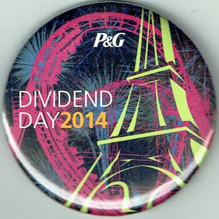 2014 Kings Island Procter & Gamble P&g Dividend Day Pin Button -