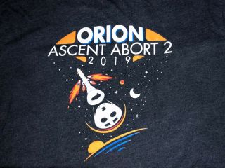 ORION Spacecraft Ascent Abort 2 Mission KSC Team NASA T Shirt XLarge 2