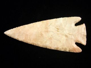 Fine Authentic 5 1/4 inch Missouri Lost Lake Point With Indian Arrowheads 2
