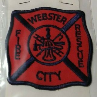 Webster City Iowa Fire Department Patch Ia Fire Rescue