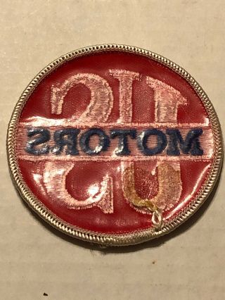 VINTAGE US ELECTRIC MOTORS PATCH RED WHITE BLUE USA 2