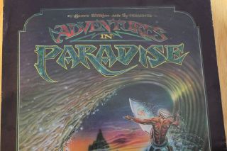 ADVENTURES IN PARADISE - Op Scott Dittrich 11x18in.  O.  G.  AUS 1982 Surfing Poster 3