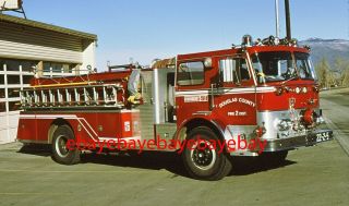 Fire Apparatus Slide,  Engine 2 - 5,  Douglas Co.  Fire 2 / Wa,  1975 Fwd 4x4/w.  S.