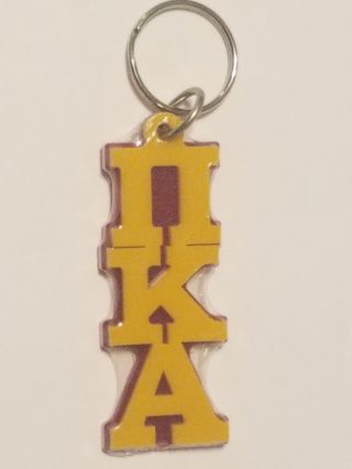 Pi Kappa Alpha Keychain Key Ring Letters Key Chain