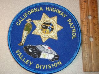 California Highway Patrol Valley Division Chips Patch California State Poli
