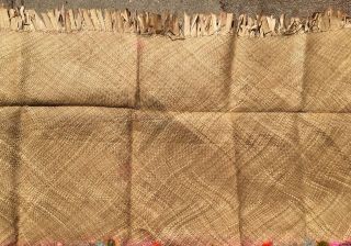 Samoan Woven Fine Mat Skirt (Lavalava) Signed By Artist 2
