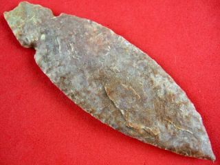 Fine Authentic 3 5/8 inch Montana Agate Nightfire Point Indian Arrowheads 3