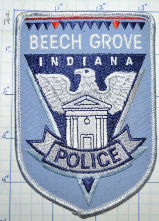 Indiana,  Beech Grove Police Dept Patch