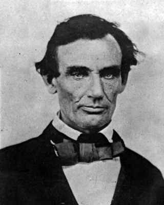 8x10 Photo: Future President Abraham Lincoln Prior To Stephen Douglas Debate