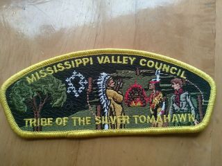 Bsa Patch Mississippi Valley Council Tribe Of The Silver Tomahawk