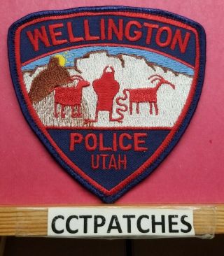 Wellington,  Utah Police Shoulder Patch Ut