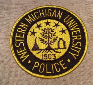 Mi Western Michigan University Police Patch