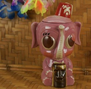 Collectible Tiki Elephant Mug Mitch 0’connell Never Forget To Get Drunk Mug