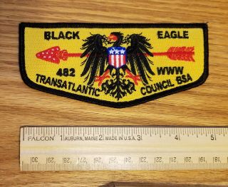 Order Of The Arrow - Black Eagle Lodge Flap (482)