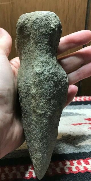 MLC s4058 Full Grooved Stone Axe Hammerstone Indiana Old Relic Artifact 3