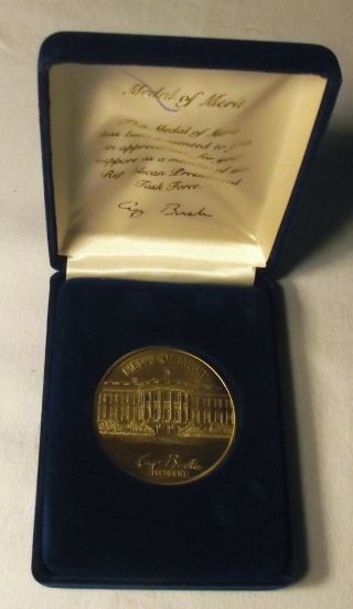 George Bush Medal Of Merit In Case,  Republican Presidential Task Force