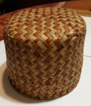 Antique Native American Indian Cherokee Handwoven Basket 3