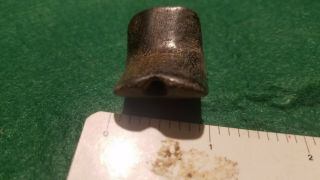 Native American Hopewell Platform Pipe Engraved An Tallied Eastern Kentucky Find