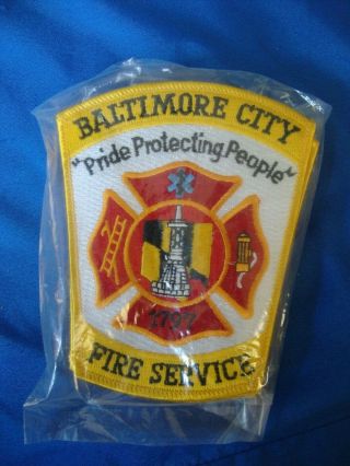 Patch - Baltimore City Fire Department - Uniform Shoulder Patch
